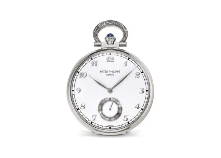 Patek Philippe Pocket Watch Lepine White Gold / Pittsburgh