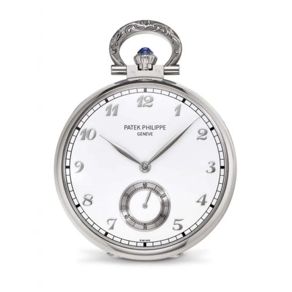 Patek Philippe Pocket Watch Lepine White Gold / Pittsburgh
