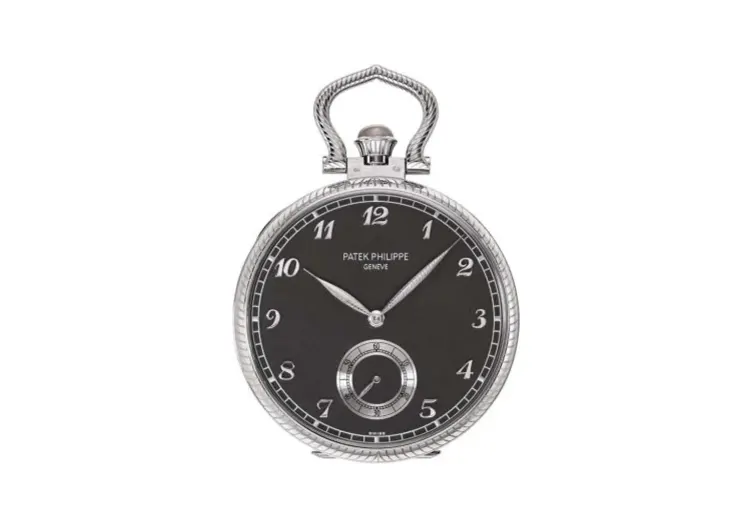 Patek Philippe Pocket Watch Lepine White Gold / Wild Horses