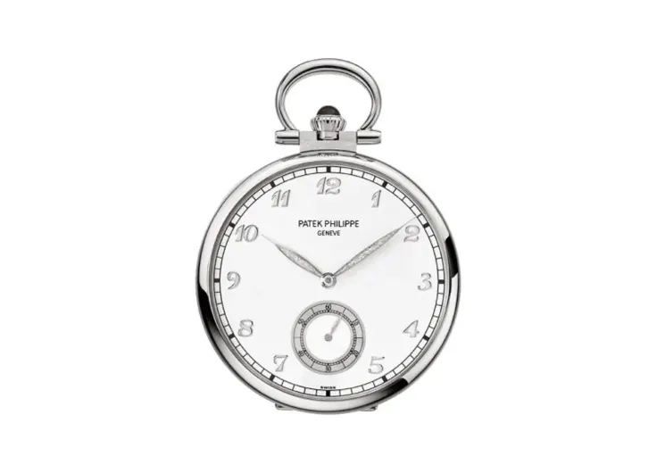 Patek Philippe Pocket Watch Lepine White Gold / Place du Molard