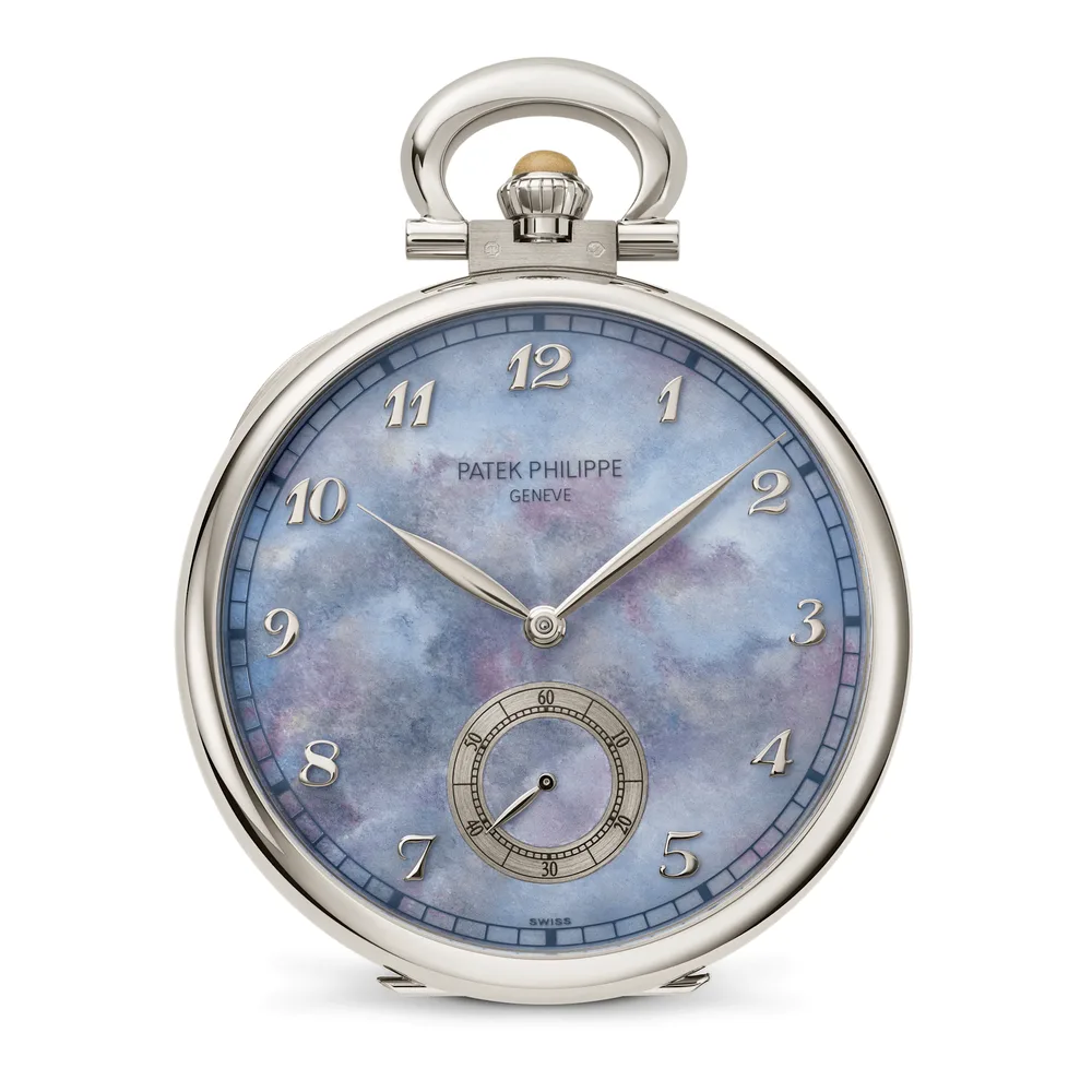 Patek Philippe Rare Handcrafts, White gold, Blue dial