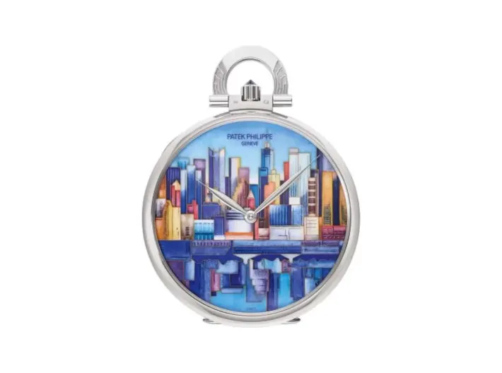 Patek Philippe Pocket Watch Lepine White Gold / Manhattan-Brooklyn