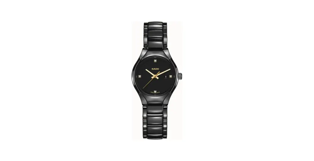 Rado True Round Diamonds, High-Tech Ceramic, Titanium / PVD