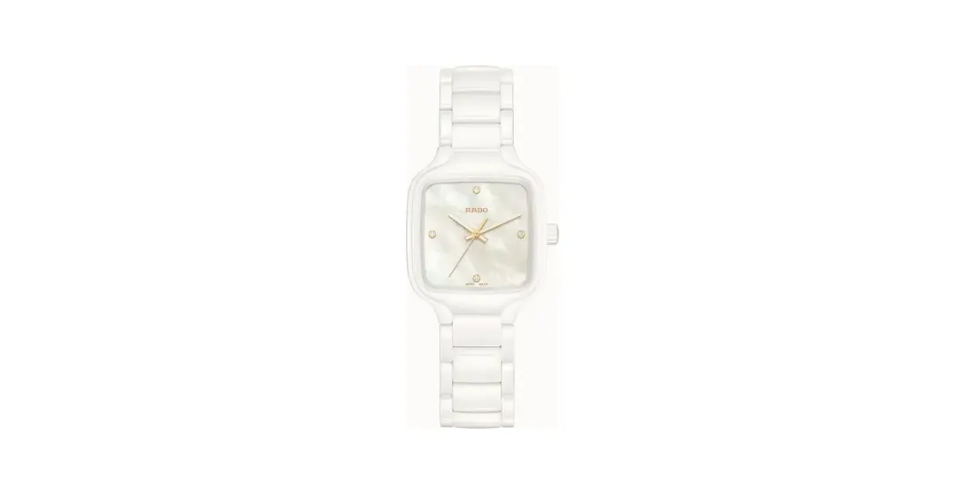Rado True Square Diamonds, High-Tech Ceramic, Titanium