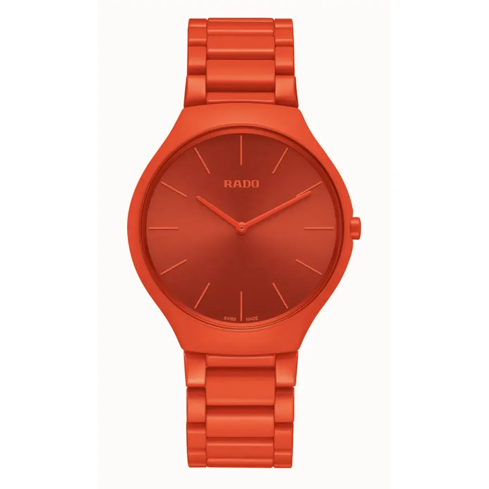 Rado True Round Thinline Les Couleurs™ Le Corbusier Powerful orange 4320S