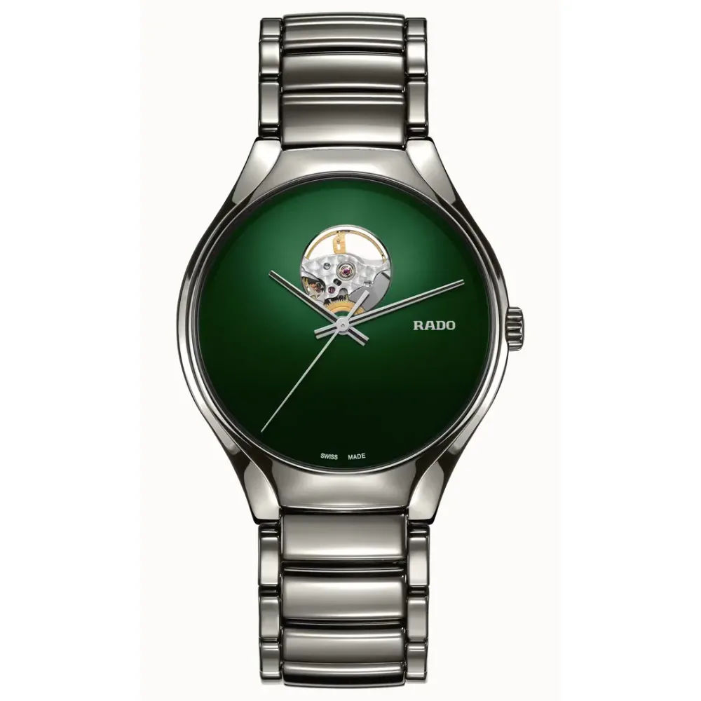Rado True Round Secret, Plasma High-Tech Ceramic, Titanium
