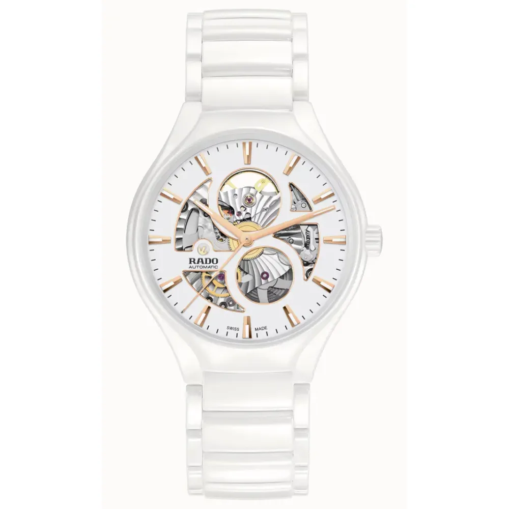 Rado True Round Automatic Open Heart, High-Tech Ceramic