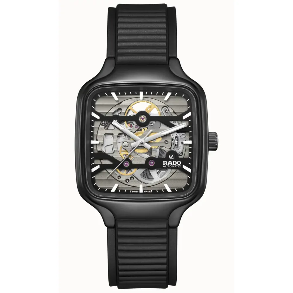 Rado True Square Automatic Skeleton, High-Tech Ceramic