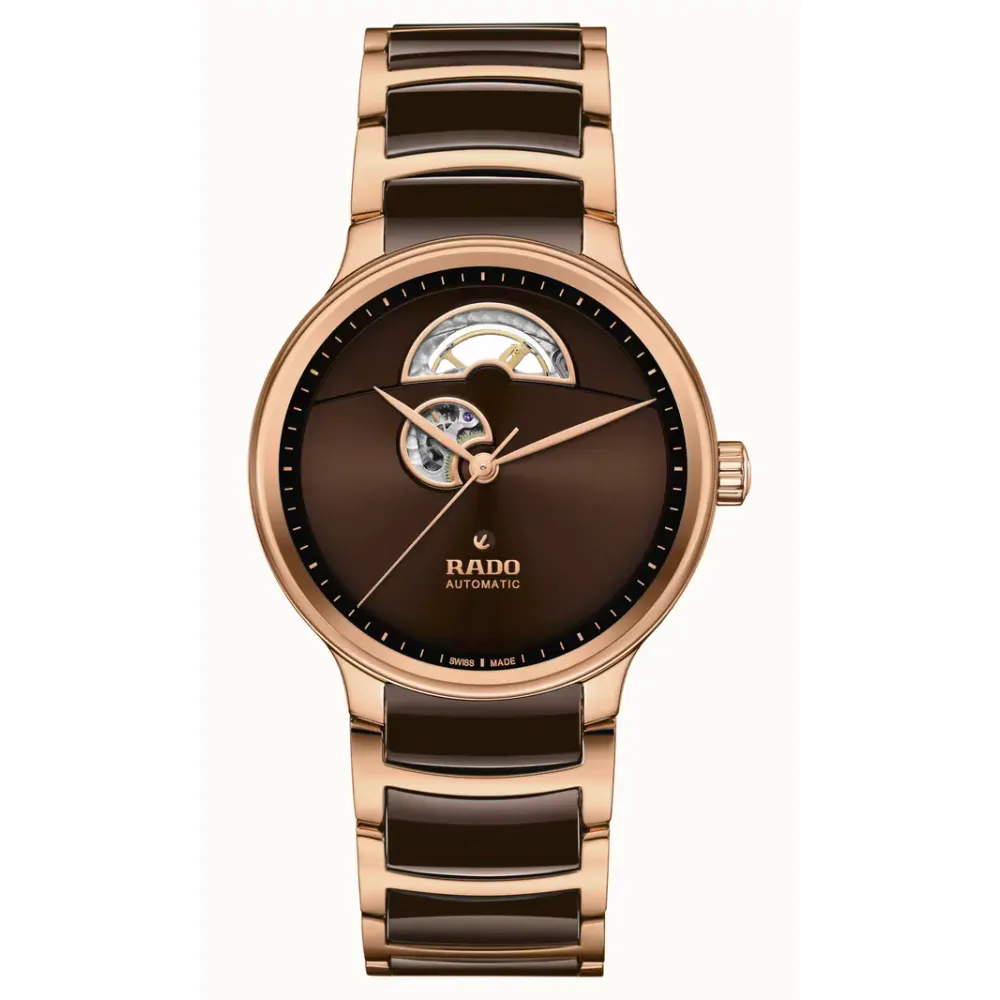 Rado Centrix Automatic Open Heart, Stainless steel / PVD