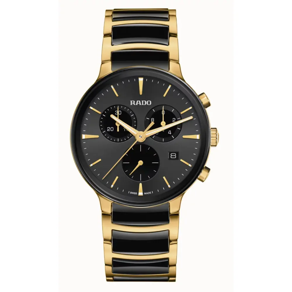 Rado Centrix Chronograph, Stainless steel / PVD