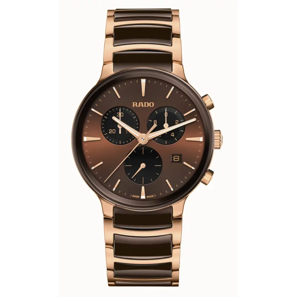 Rado Centrix Chronograph, Stainless steel / PVD