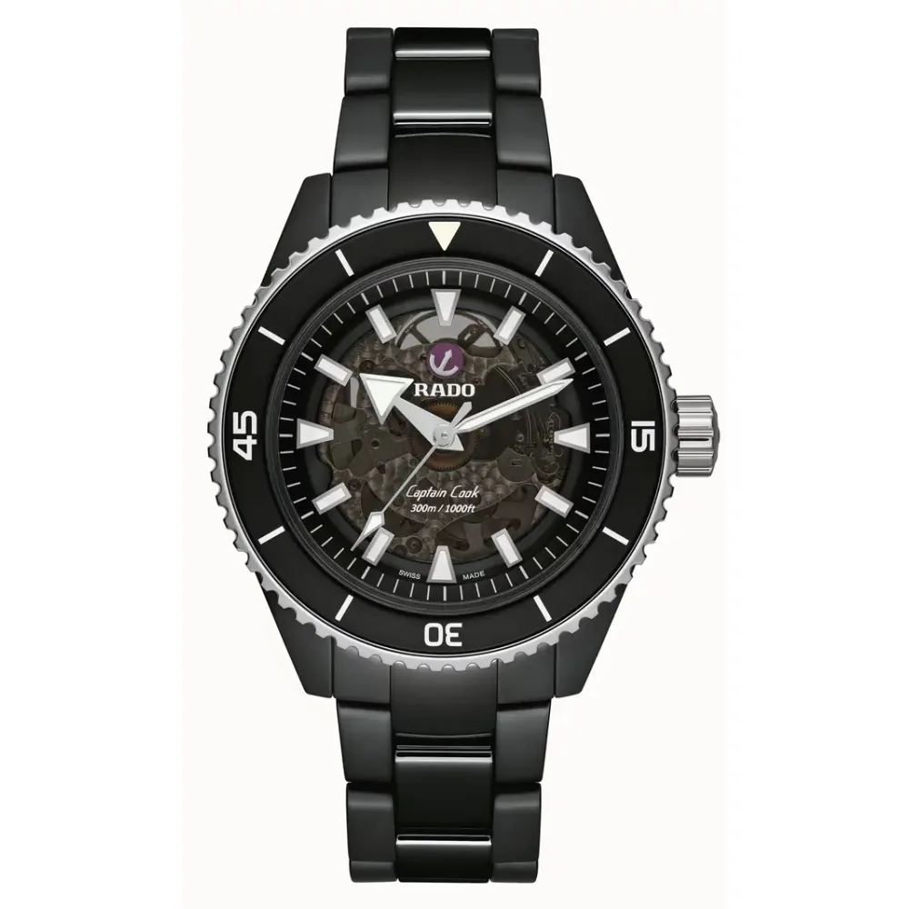 Rado Captain Cook High-Tech Ceramic, High-Tech Ceramic, Stainless Steel, Titanium / PVD