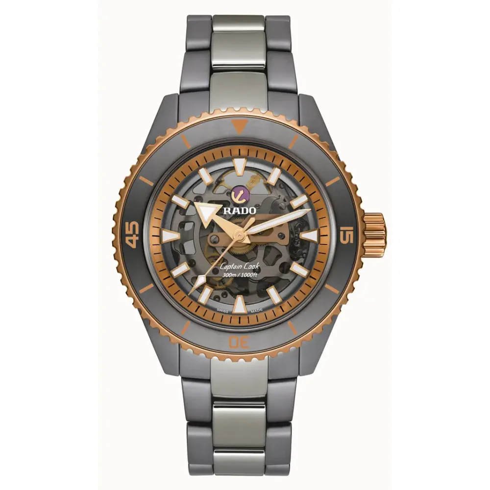 Rado Captain Cook High-Tech Ceramic Skeleton, Plasma High-Tech Ceramic