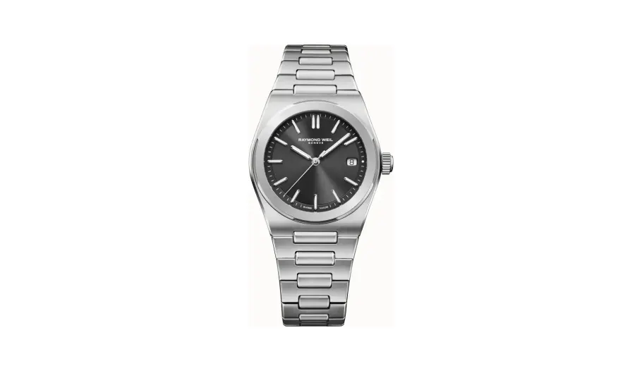 Raymond Weil A.R.T. Men's Automatic Graphite Dial Stainless Steel Bracelet Watch, 38 mm