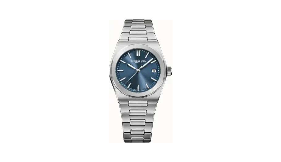 Raymond Weil A.R.T. Men's Automatic Blue Dial Stainless Steel Bracelet Watch, 38 mm
