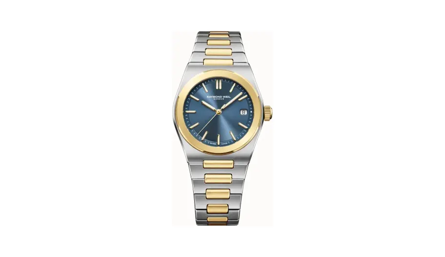 Raymond Weil A.R.T. Men's Automatic Blue Dial Two-Tone Stainless Steel Bracelet Watch, 38 mm