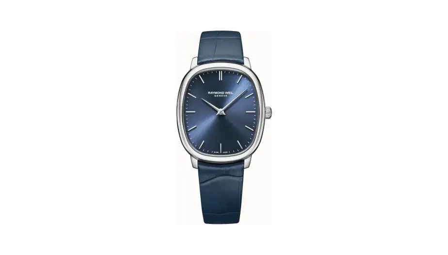 Raymond Weil Toccata Heritage Blue dial Mechanical Watch, 33 x 38 mm