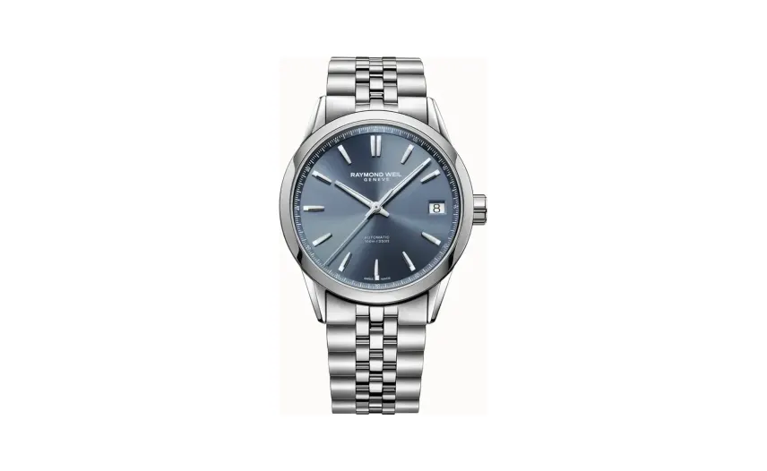 Raymond Weil Freelancer Men's Automatic Blue Dial Stainless Steel Bracelet Watch, 40 mm