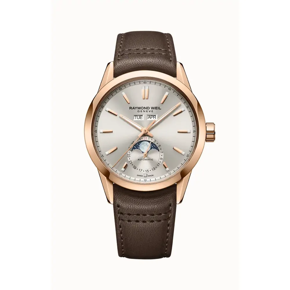 Raymond Weil Freelancer Automatic Complete Calendar Dune Sunray Dial Watch, 40 mm