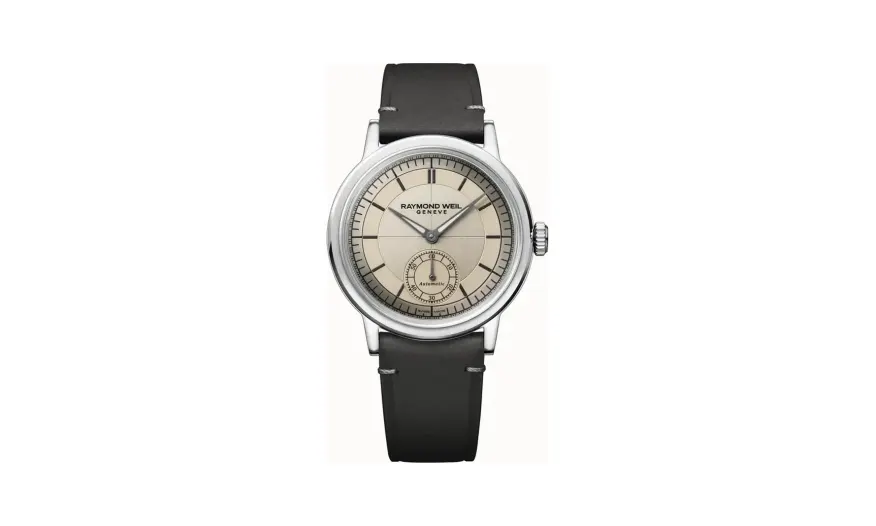 Raymond Weil Millesime Men's Automatic Small Seconds Champagne Dial Watch, 39 mm
