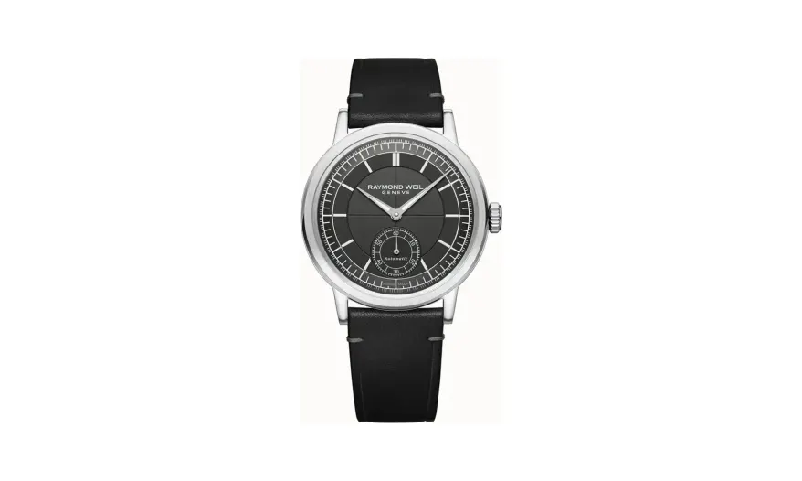 Raymond Weil Millesime Men's Automatic Small Seconds Watch, 39 mm, 39 mm, anthracite dial