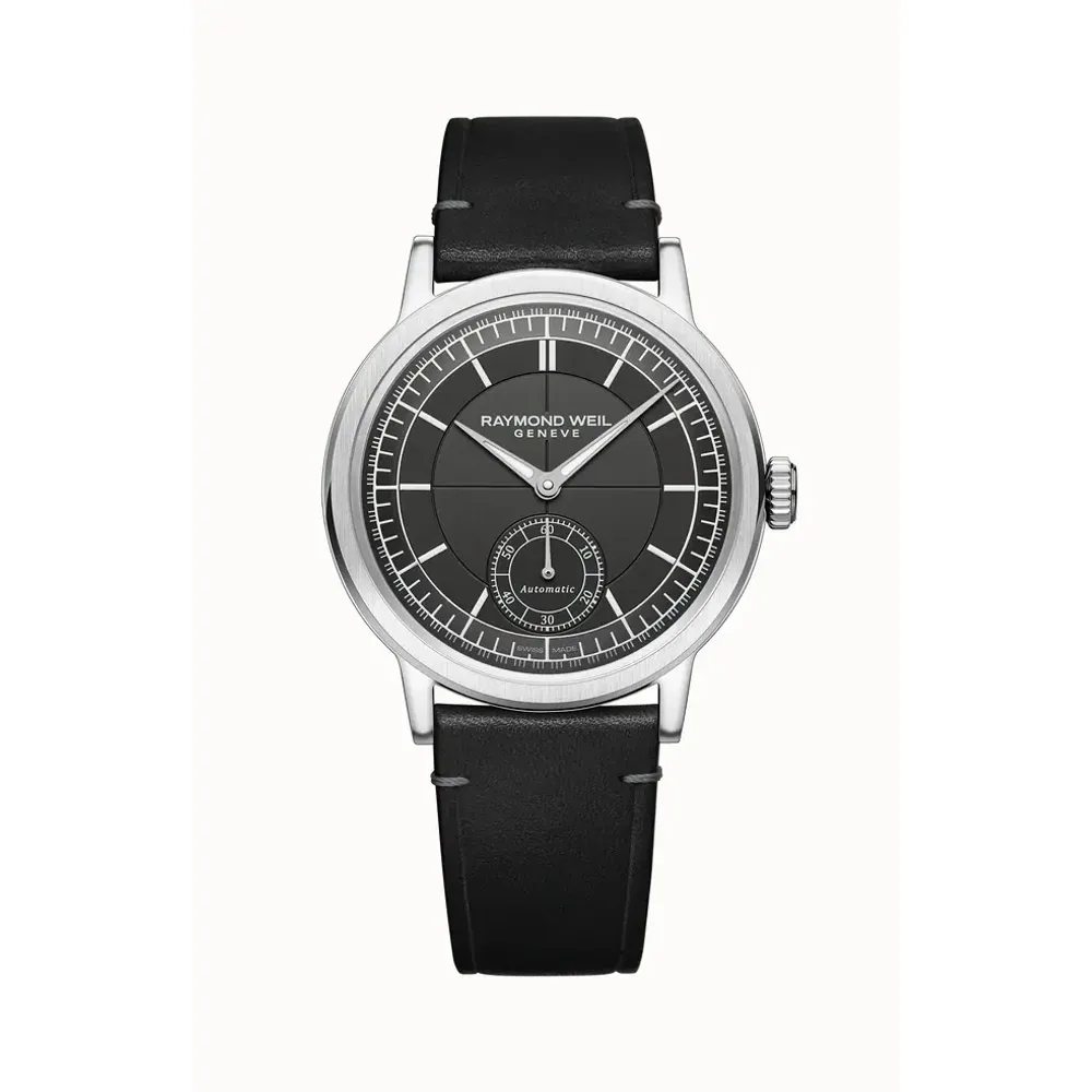 Raymond Weil Millesime Men's Automatic Small Seconds Watch, 39 mm, 39 mm, anthracite dial