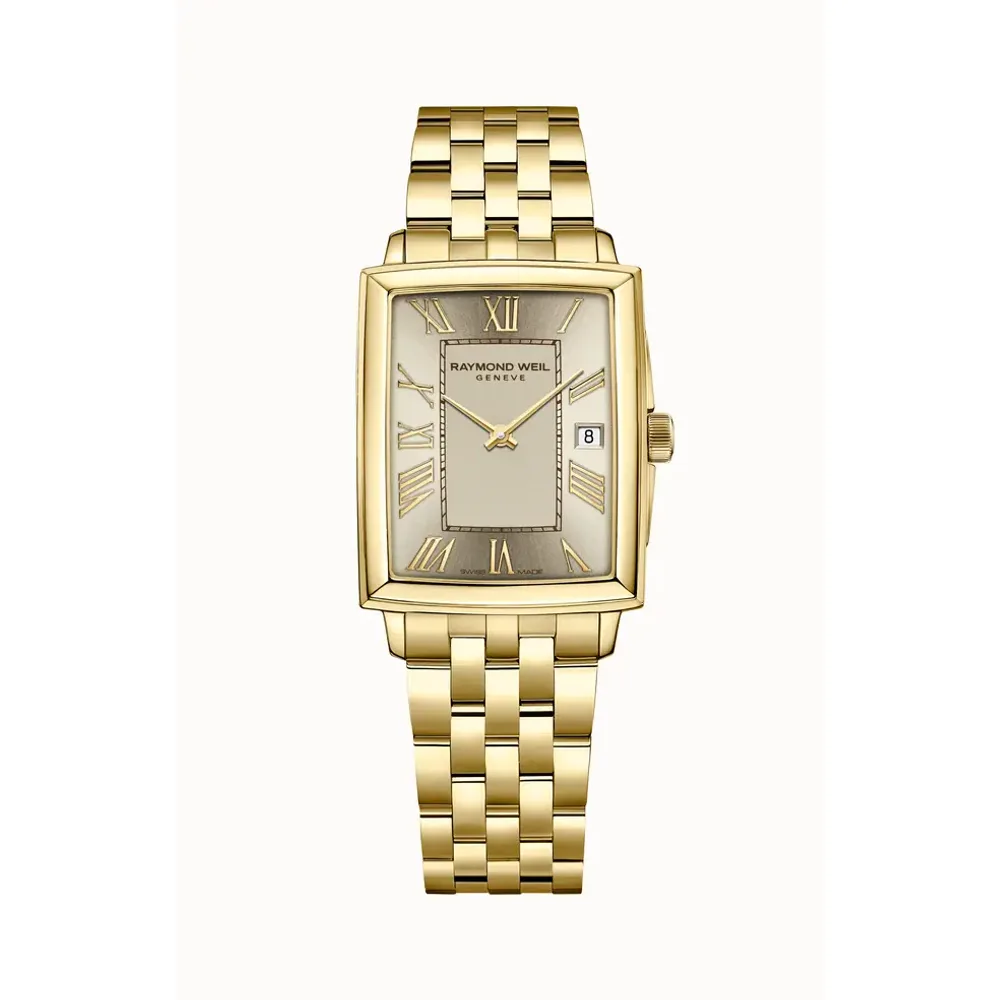 Raymond Weil Toccata Ladies Champagne Dial Quartz Watch, 22 x 28 mm