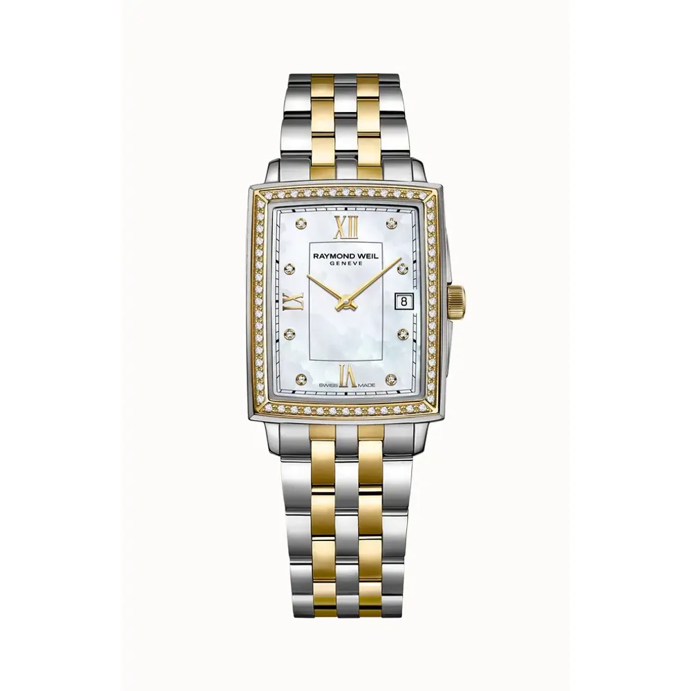 Raymond Weil Toccata Ladies 68 diamonds Two-tone Quartz Watch, 22 x 28 mm