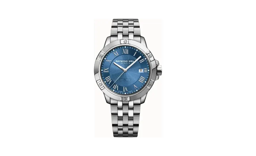 Raymond Weil Tango Classic Men's Quartz Steel Blue Bracelet Watch, 41 mm