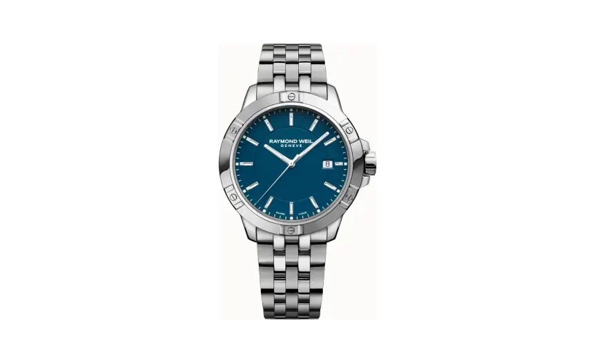 Raymond Weil Tango Classic Men's Quartz Blue Dial Bracelet Watch, 41mm