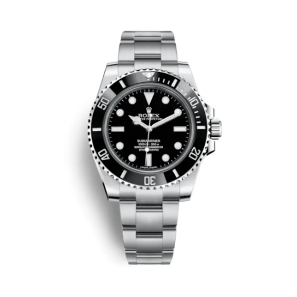 Rolex Submariner No-Date / Stainless Steel / Black / Cerachrom
