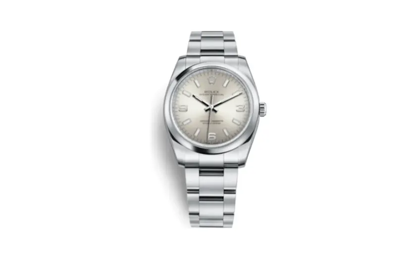 Rolex Oyster Perpetual 34 Silver Explorer
