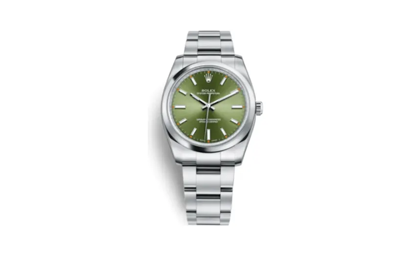 Rolex Oyster Perpetual 34 Olive Green