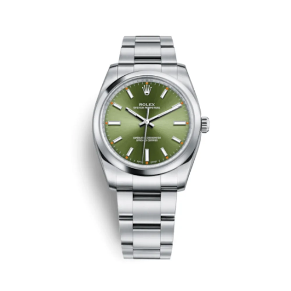 Rolex Oyster Perpetual 34 Olive Green