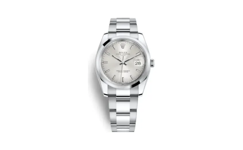 Rolex Oyster Perpetual Date 34 Stainless Steel Domed / Oyster / Silver