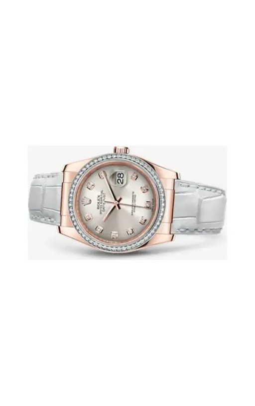 Rolex Datejust 36 Everose Strap Pink Diamonds