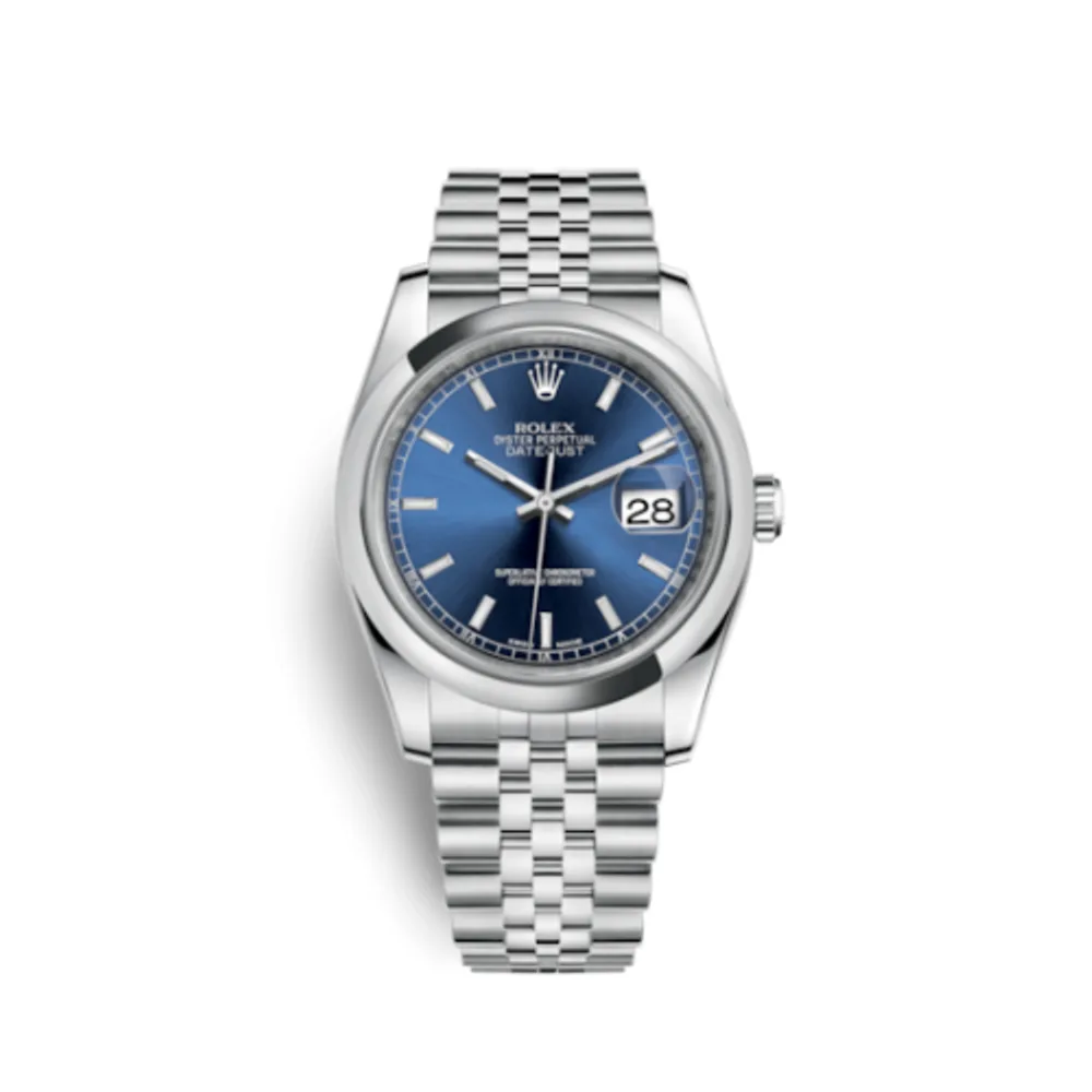 Rolex Datejust 36 Stainless Steel Domed / Jubilee / Blue