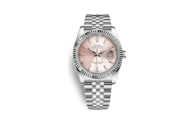 Rolex Datejust 36 Stainless Steel Fluted / Jubilee / Pink