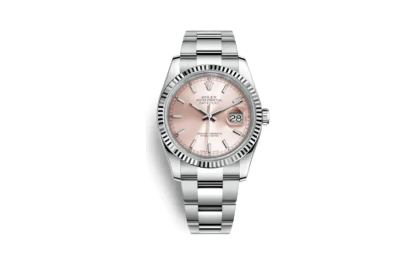 Rolex Datejust 36 Stainless Steel Fluted / Oyster / Pink