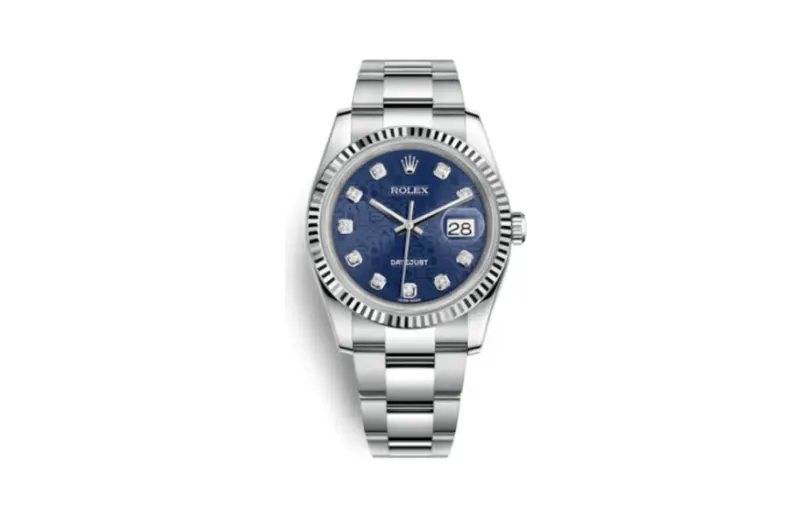Rolex Datejust 36 Stainless Steel Fluted / Oyster / Blue Computer