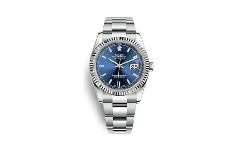 Rolex Datejust 36 Stainless Steel Fluted / Oyster / Blue