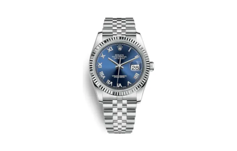 Rolex Datejust 36 Stainless Steel Fluted / Jubilee / Blue Roman