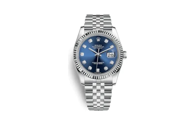 Rolex Datejust 36 Stainless Steel Fluted / Jubilee / Blue Diamond