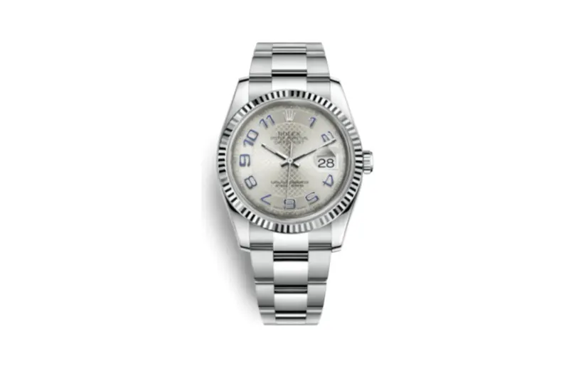 Rolex Datejust 36 Stainless Steel Fluted / Oyster / Silver Arabic