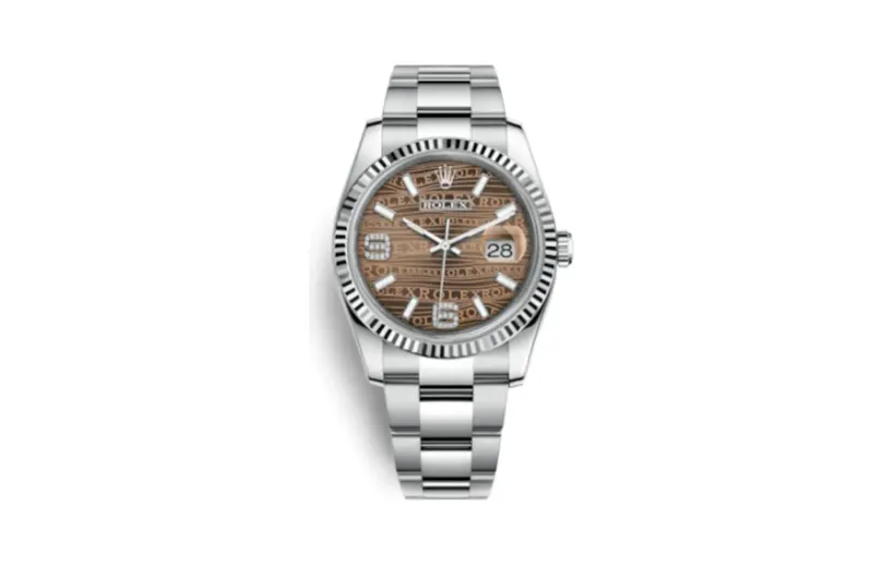 Rolex Datejust 36 Stainless Steel Fluted / Oyster / Bronze Wave