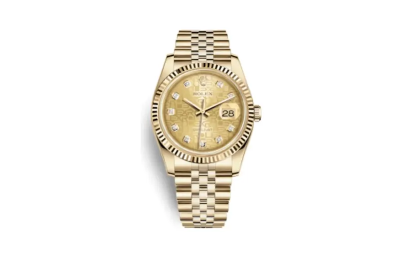 Rolex Datejust 36 Yellow Gold Fluted / Jubilee / Champagne Computer