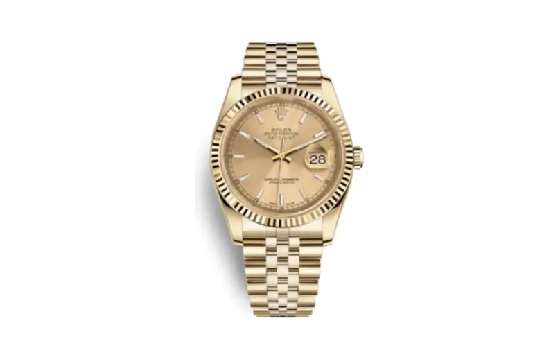 Rolex Datejust 36 Yellow Gold Fluted / Jubilee / Champagne