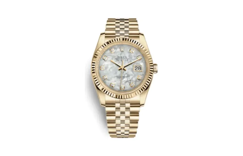 Rolex Datejust 36 Yellow Gold Fluted / Jubilee / MOP