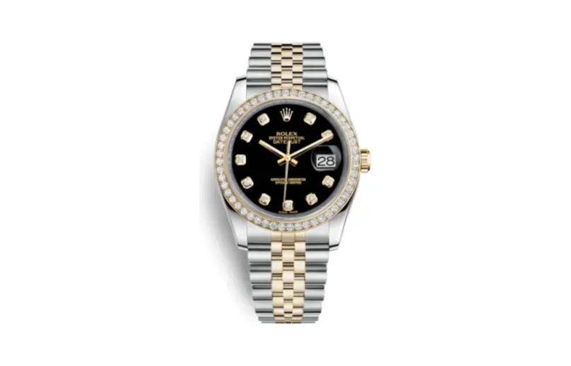 Rolex Datejust 36 Rolesor Yellow Diamond / Jubilee / Black Diamond
