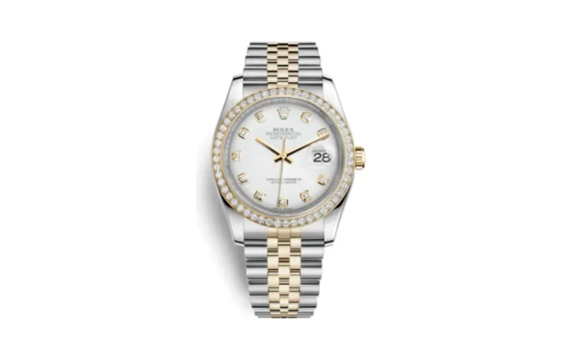Rolex Datejust 36 Rolesor Yellow Diamond / Jubilee / White Diamond